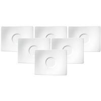 KAFFEE-/TEEUNTERTASSE NewWave weiß 6er Set - Weiß, Keramik (1cm) - Villeroy & Boch