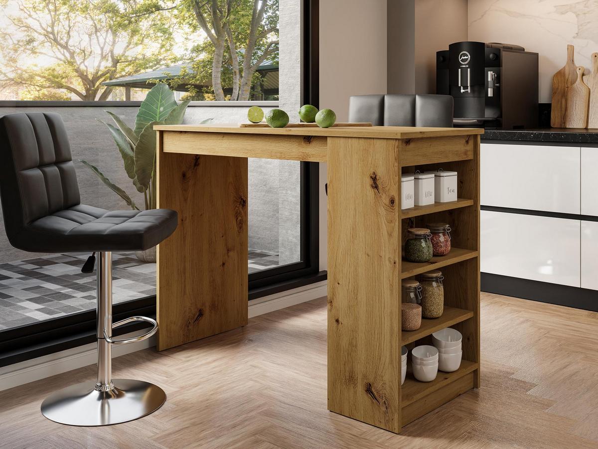 BARTISCH Zotino - Braun, Holzwerkstoff (50/115/102cm) - MIRJAN24