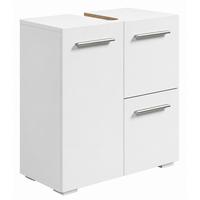 WASCHBECKENUNTERSCHRANK Mars Weiß - 60 x 30 x 60 cm - Weiß, Holz (60/60/30cm) - Badplaats