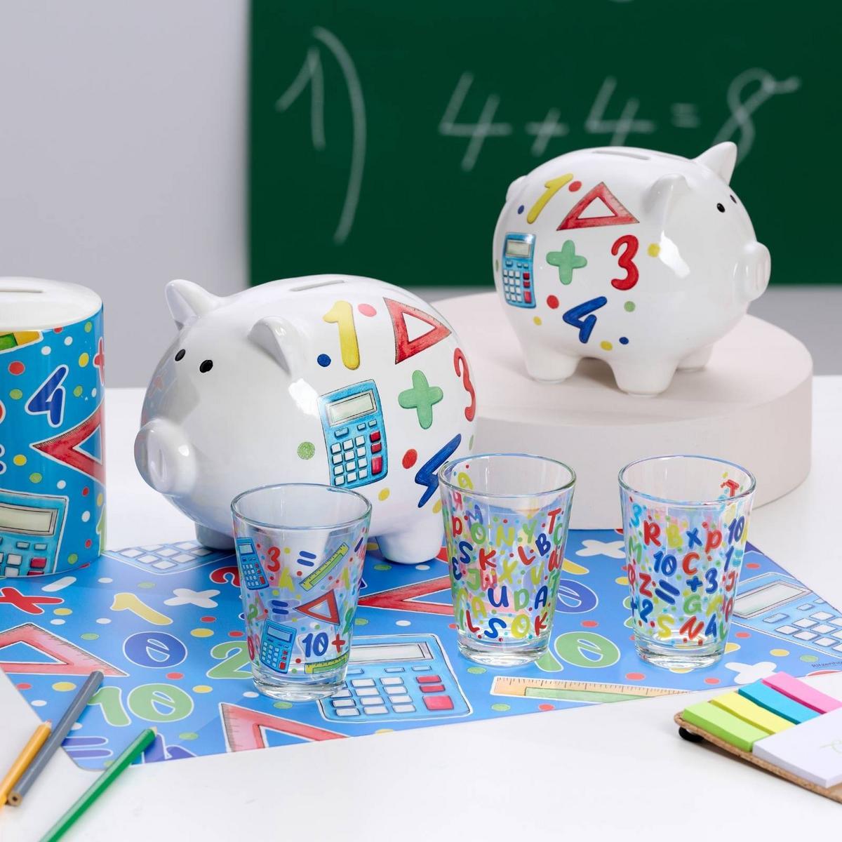 KINDERGLÄSER Dino bunt 200 ml 24-tlg. - Multicolor, Glas (0.2L) - Ritzenhoff Breker
