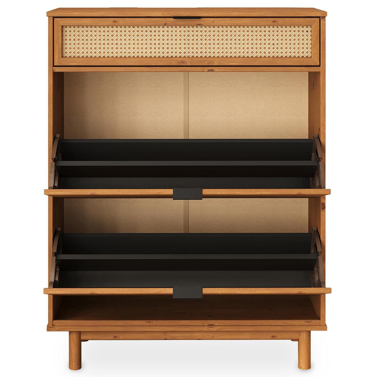 SCHUHKIPPER JONTE Eiche - Eichefarben, Holz (88/113/30cm) - IDIMEX