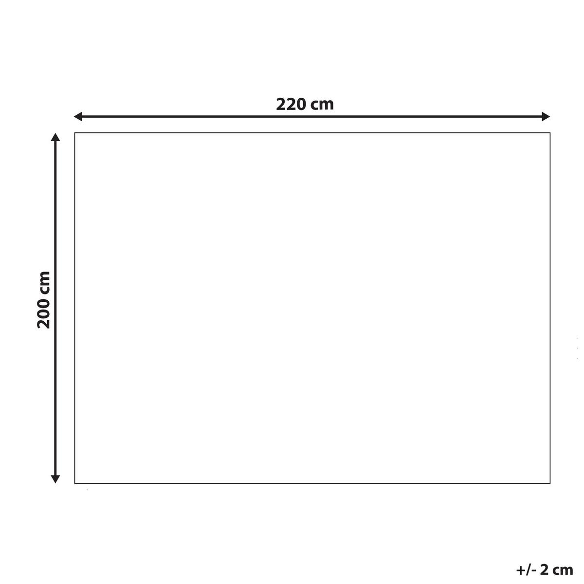 KUSCHELDECKE Webpelz 200/220 cm Weiß Salka - Weiß, Kunststoff (200/220cm) - Beliani