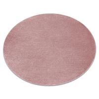 TEPPICH Softy 120 cm - Pink, Textil (120/120cm) - rugsX