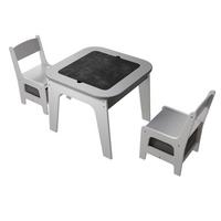 KINDERSITZGRUPPE Milou grau - Grau, Holz (60/50/60cm) - Juskys