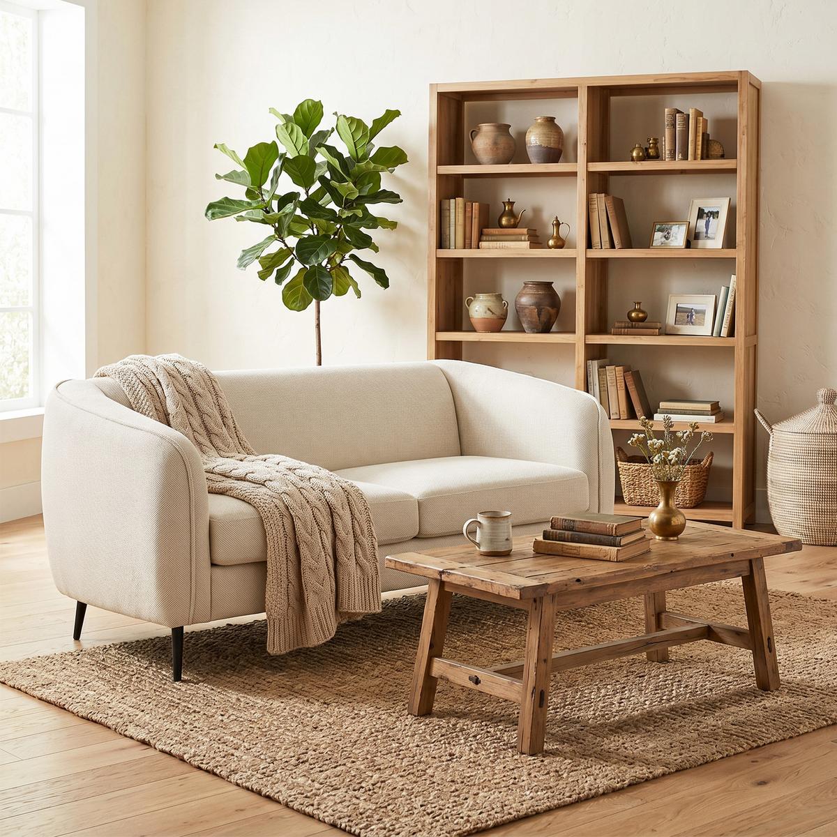 SOFA Krythan 160/76/72cm - Beige, Textil (76/72/160cm) - ZMH