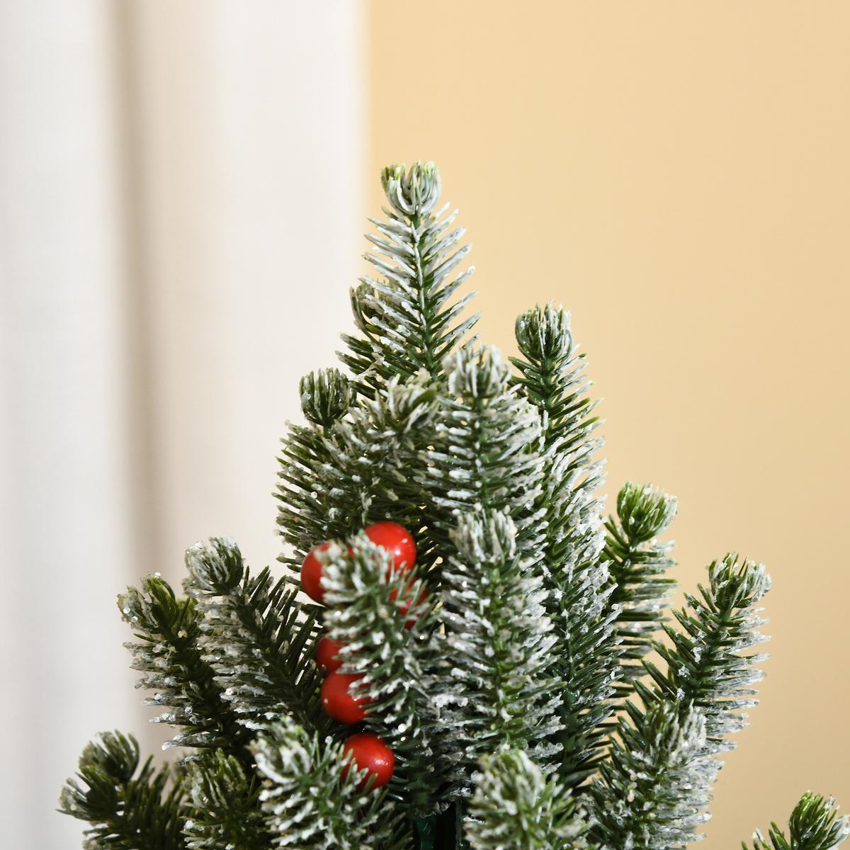 KÜNSTLICHER Weihnachtsbaum Tisch-Christbaum 170 Äste PE Kunststoff Grün - Grün, Kunststoff (47cm) - HOMCOM