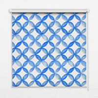 INNENROLLO - Fensterrollo - Rollo - 80x180 cm - Sternmuster - Blau, Kunststoff (80/180/0.5cm) - TULUP