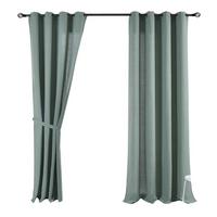 VORHANG 2ER SET »Essen« HxB 245x145 cm Grün - Grün, Textil (145/245cm) - Gardinenbox