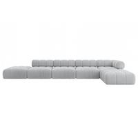 ECKSOFA modulares Sofa Kerru-L3 - 475x190x70 cm Grau Cord - Grau, Holzwerkstoff/Textil (475/190cm) - ALTDECOR