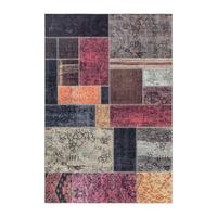 TEPPICH Flachgewebe Waschbar PIZOL in Bunt, im Patchwork-Stil, 140 x 200 cm - Multicolor, Textil (200/140cm) - KADIMA DESIGN