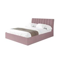 POLSTERBETT mit Bettkasten und Lattenrost, Boxbett ohne Matratze - ILAN 140x200 Rosa - Rosa, Holzwerkstoff/Textil (140/200cm) - ALTDECOR