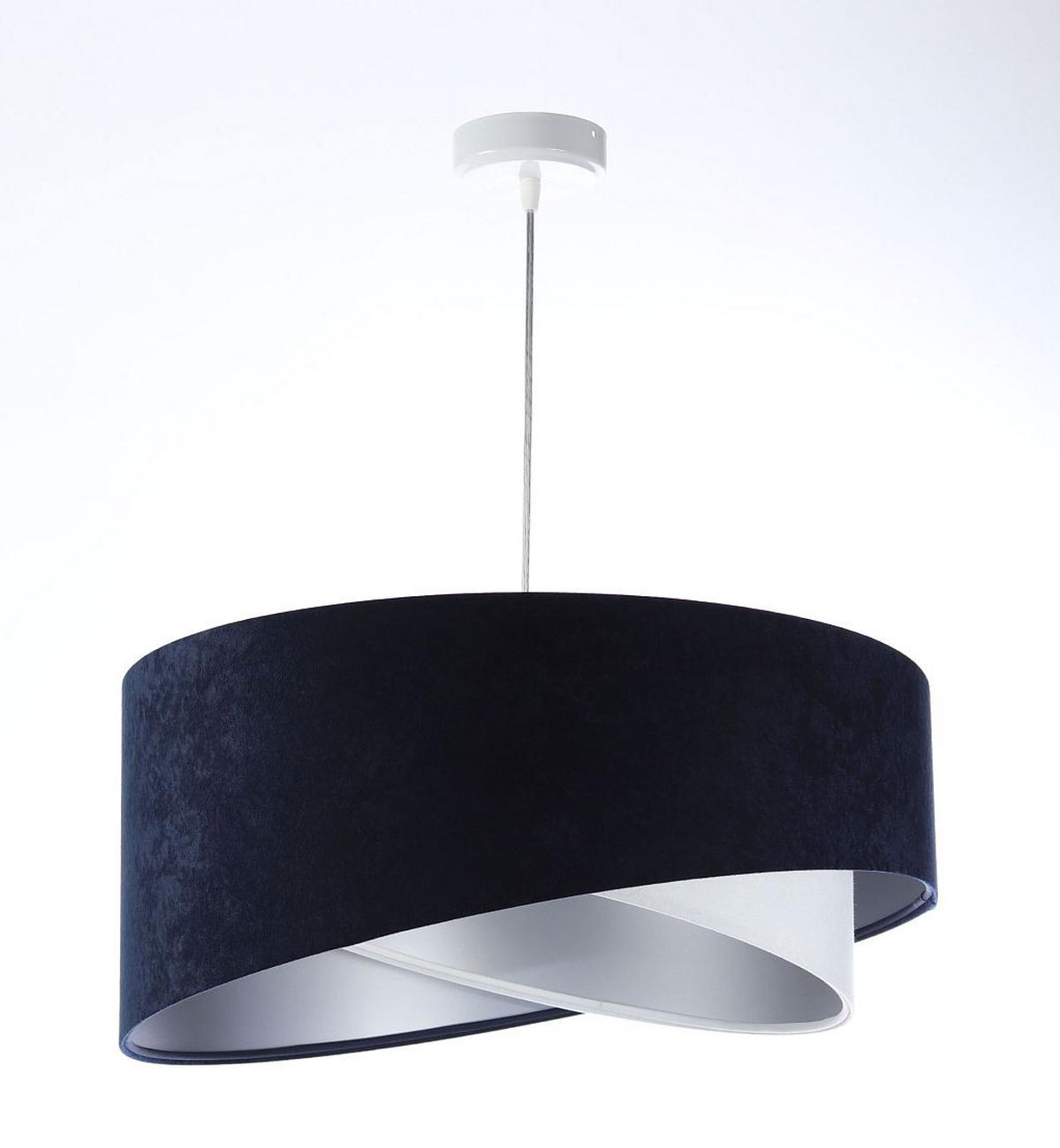 HÄNGELEUCHTE Blau 50/23 cm - Grau, Kunststoff (50/1/23cm) - ONZENO