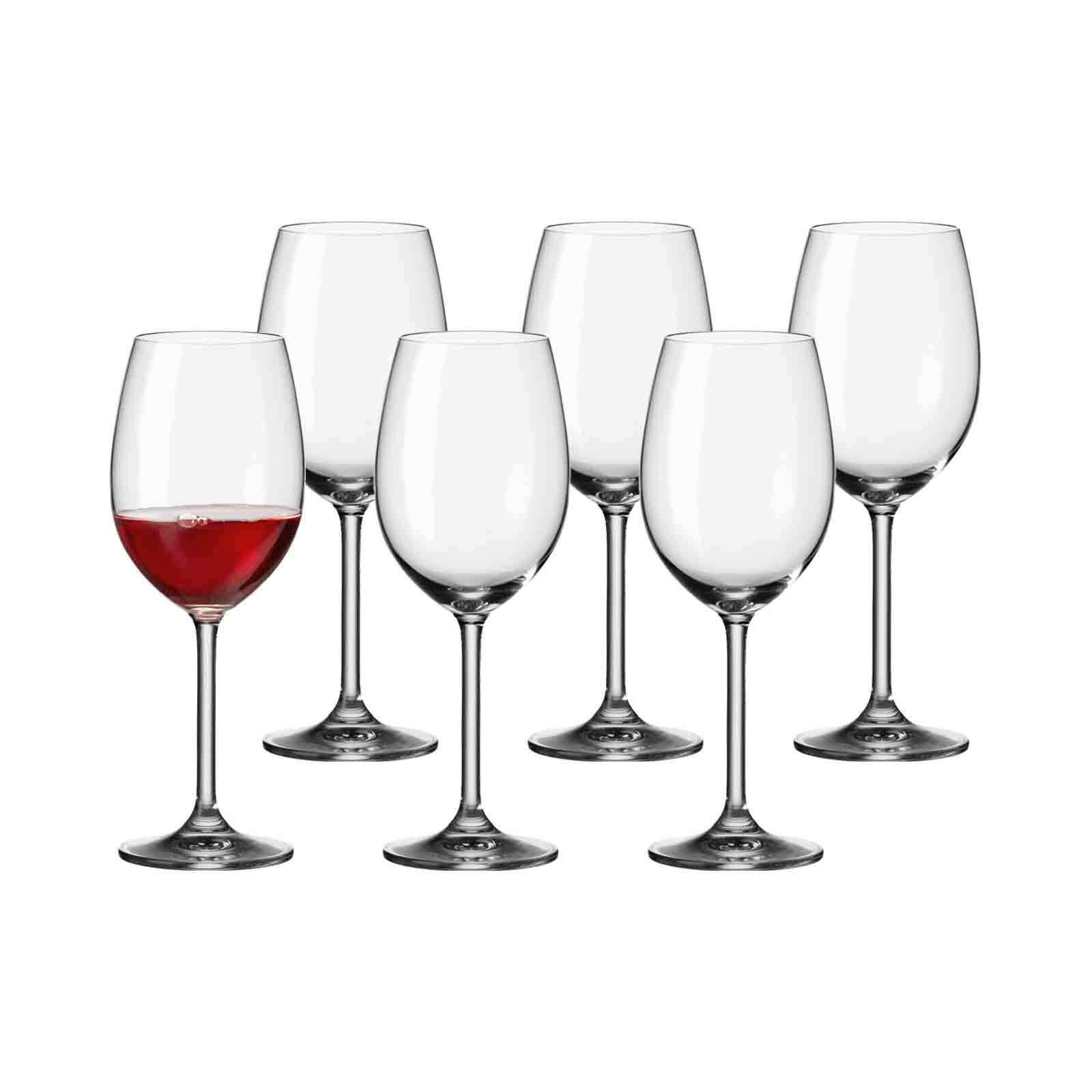 ROTWEINGLÄSER Daily transparent 180 ml 6er Set - Transparent, Glas (0.6L) - Leonardo Living