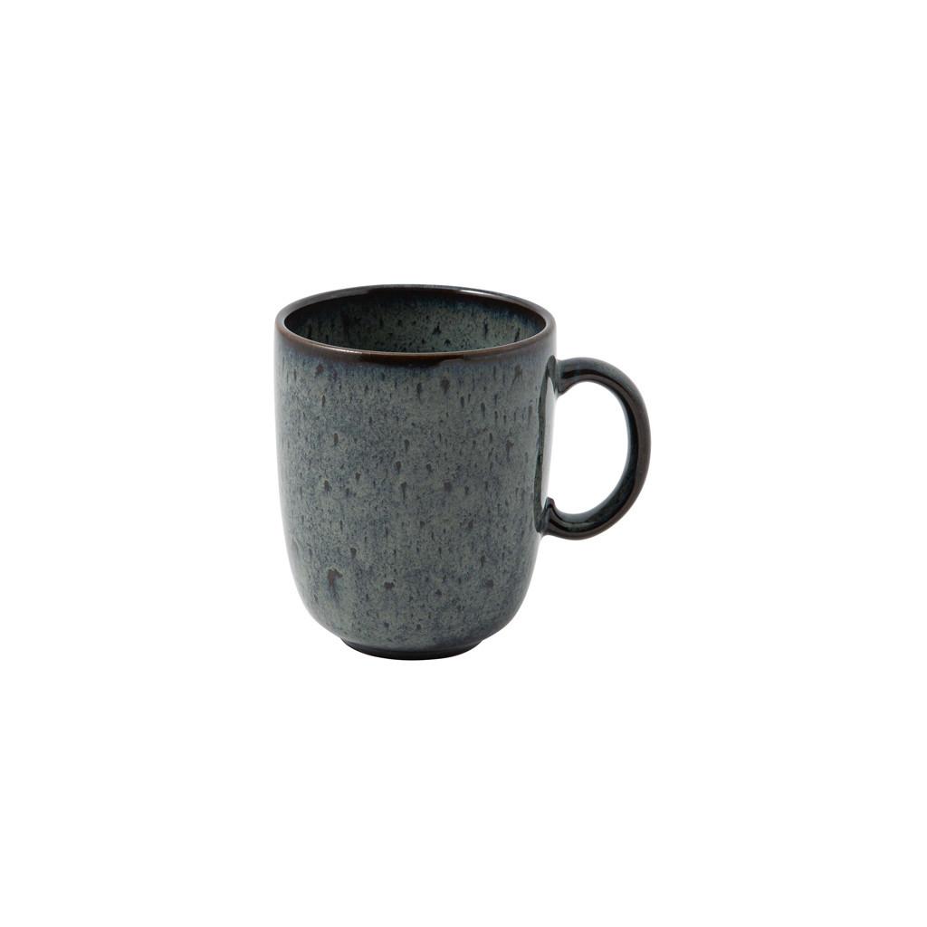 BECHER MIT HENKEL Lave Gris 400 ml - Grau, Keramik (0.4L) - like.Villeroy & Boch