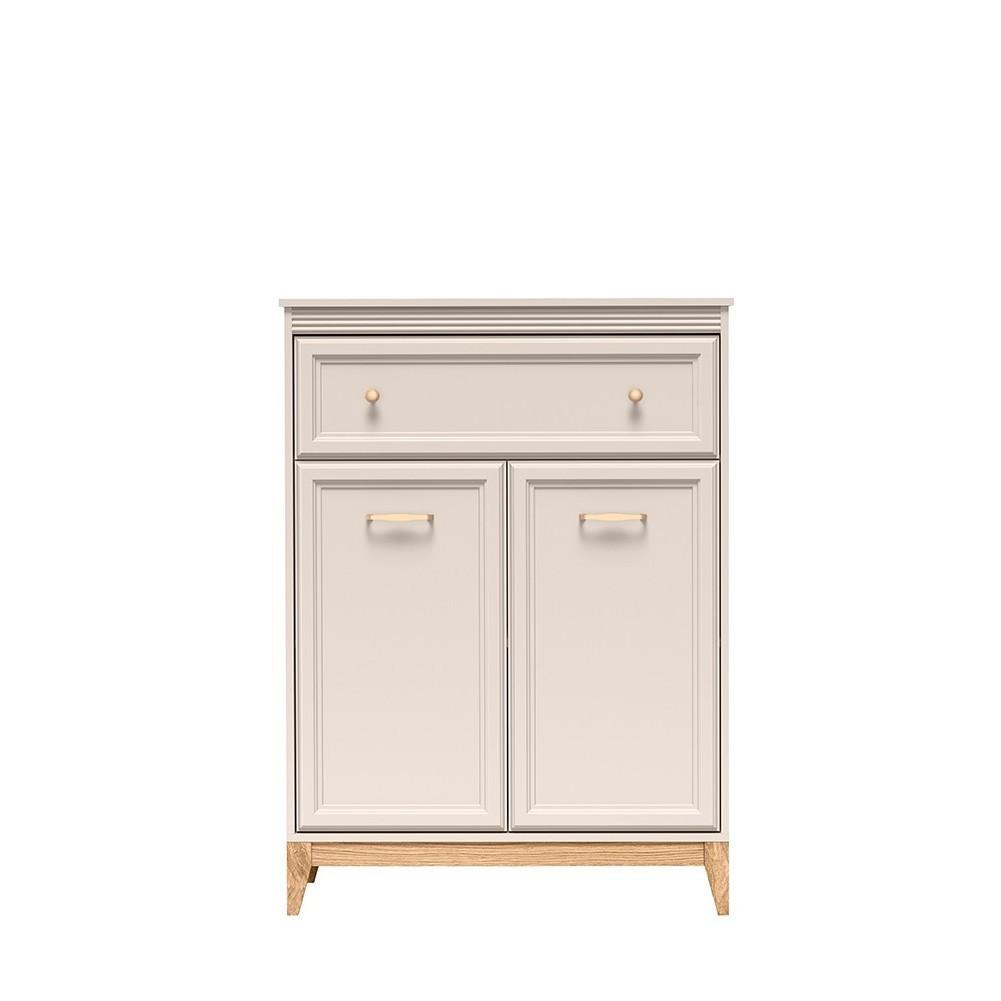 KOMMODE CUNEO 92/100/35cm mit 1 Schubladen 2 Türen Kaschmir - Kaschmir, Holzwerkstoff (92/100/35cm) - MASSENO