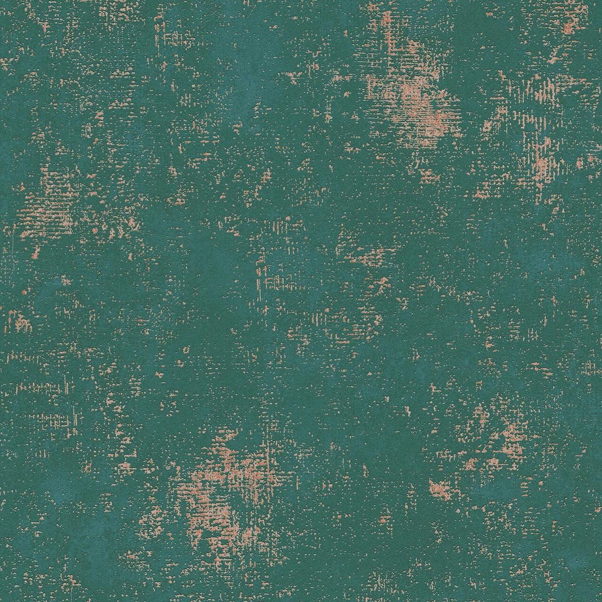 VLIESTAPETE Grün 53/1005 cm - Goldfarben, Textil (53/1cm) - KUNSTLOFT