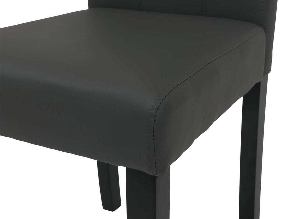 ESSZIMMERSTUHL O65D Dunkelgrau - Dunkelgrau/Grau, Textil (40/88/55cm) - MCW