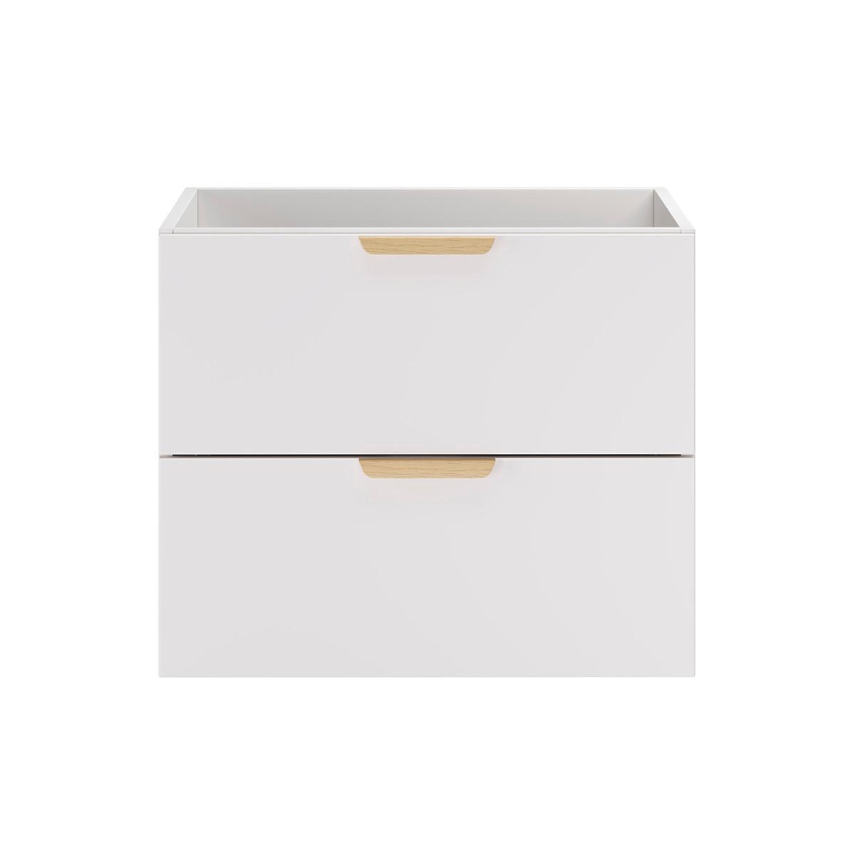 WASCHTISCHUNTERSCHRANK 60cm Oria Weiß - Weiß, Holzwerkstoff (60/50/45.5cm) - Petits-meubles