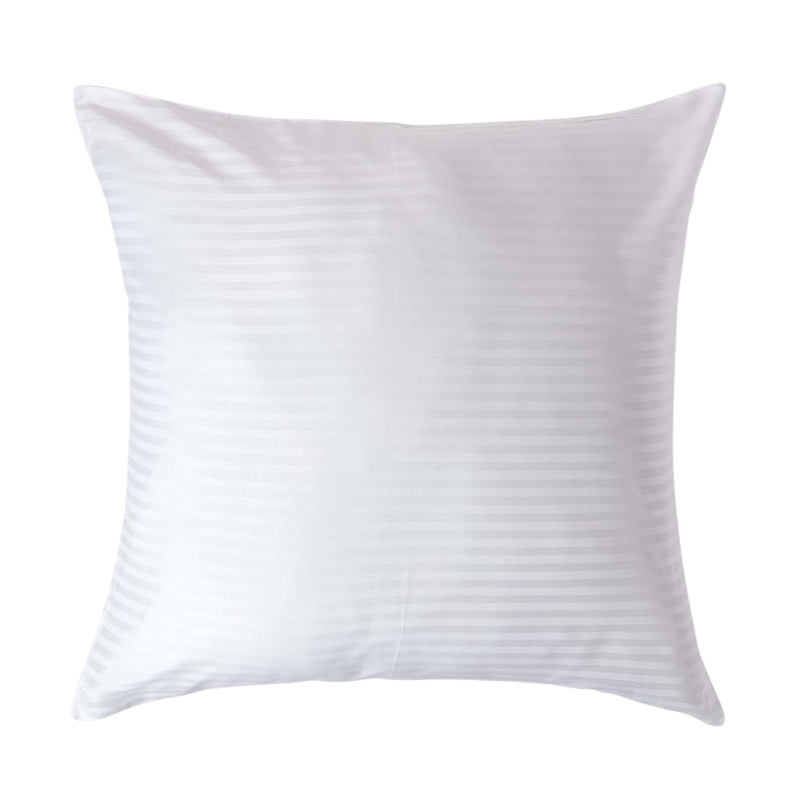 KISSENBEZUG Damast, Ägyptische Baumwolle, Fadendichte 330 - Weiß, Textil (80/80cm) - Homescapes