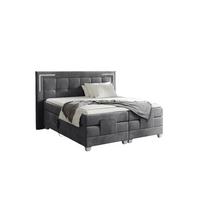 BOXSPRINGBETT Bett Elektrisch Dores - Grau, Holzwerkstoff/Textil (160/200cm) - Fun Möbel