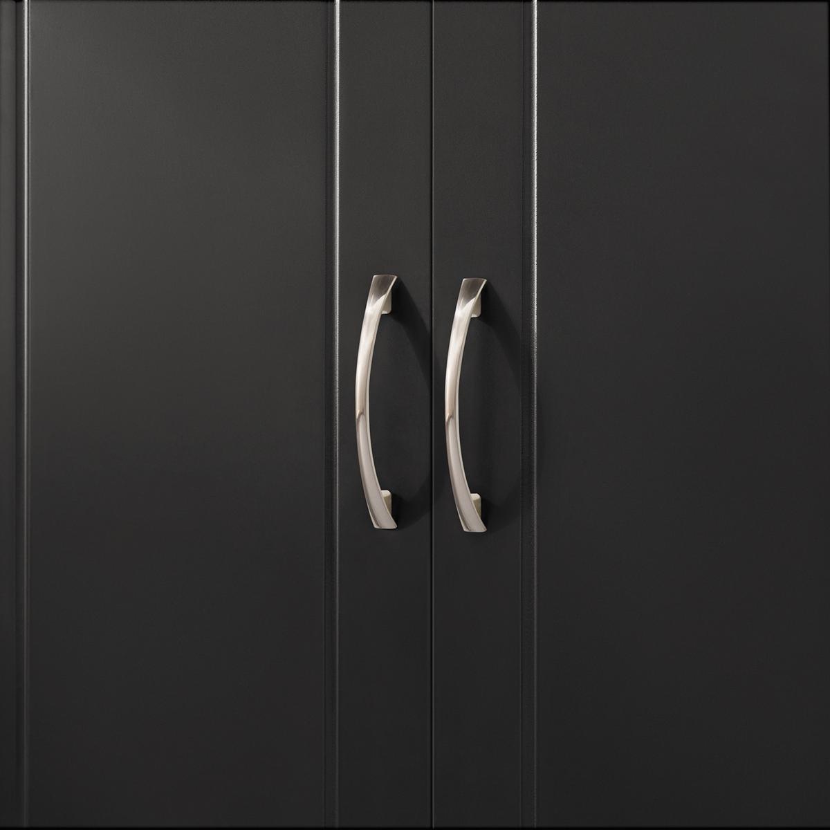 HÄNGESCHRANK Schwarz - Schwarz, Holzwerkstoff (90/60/30cm) - SoBuy