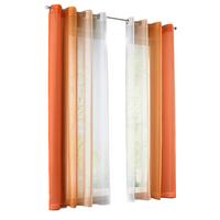 VORHANG 2ER SET »Modena« HxB 145x140 cm Orange - Orange, Textil (140/145cm) - Gardinenbox