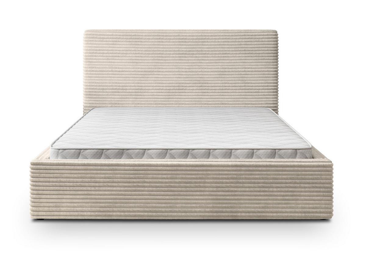 POLSTERBETT MIRETTI 120x200 cm mit Bettkästen - Creme - Creme, Holz/Textil - MASSENO