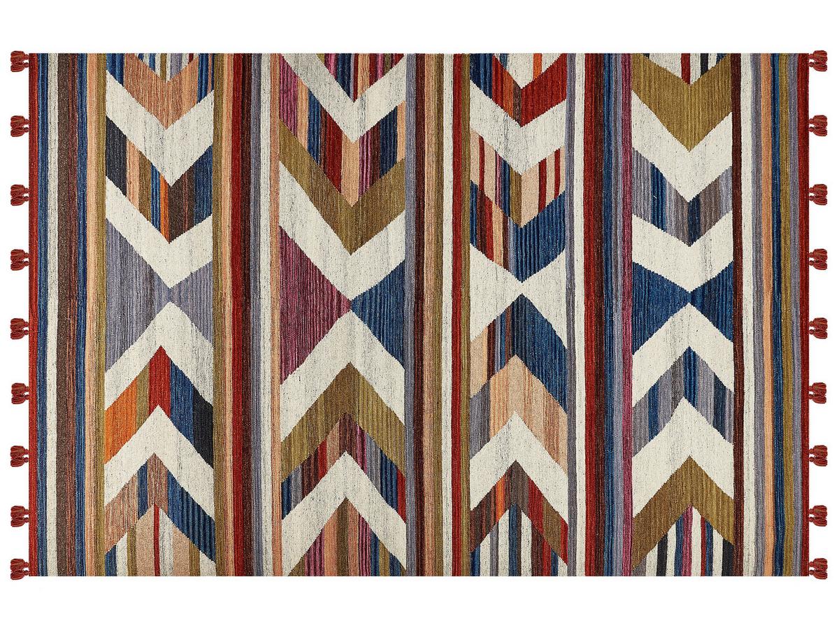 KELIM-TEPPICH Mrgashat 300/200 cm - Multicolor, Textil (200/300cm) - Beliani