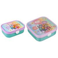 BROTDOSEN-SET Campus (2025) Paw Patrol Girls 2er Set - Türkis/Lila, Kunststoff (2/2/2cm) - Mepal