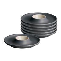 EIERTELLER Jasper grau ø 12 cm 6er Set - Grau, Keramik (12/2.5/12cm) - Ritzenhoff Breker