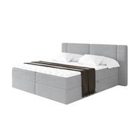 BOXBETT mit Matratze H3 - EVON - 180x200 cm Grau - Graubraun, Holzwerkstoff (180/200cm) - ALTDECOR