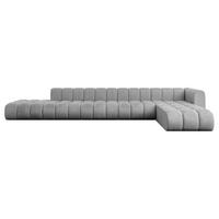 ECKSOFA modulares Sofa Zuvon-L3 - 478x177x70 cm Grau - Hellgrau, Holzwerkstoff/Textil (478/177cm) - ALTDECOR