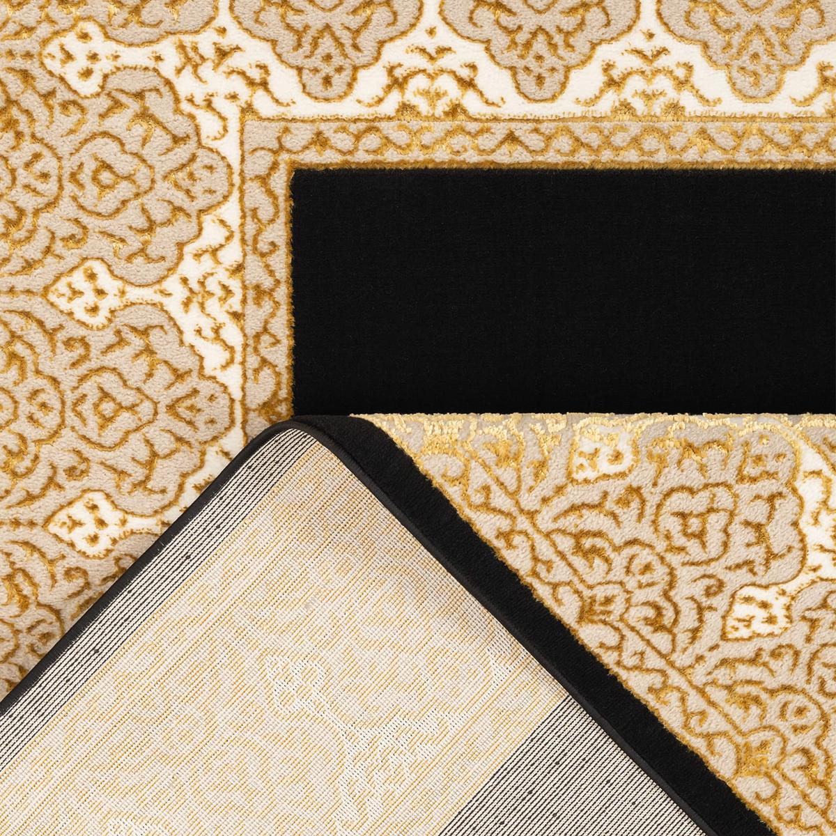 KURZFLORTEPPICH, orientalisch, Gold, 200 x 280 cm - Goldfarben, Textil (280/200cm) - KADIMA DESIGN