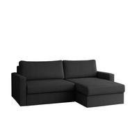 ECKSOFA Bendik In Poso - Anthrazit, Holzwerkstoff/Textil (224/140cm) - Fun Möbel
