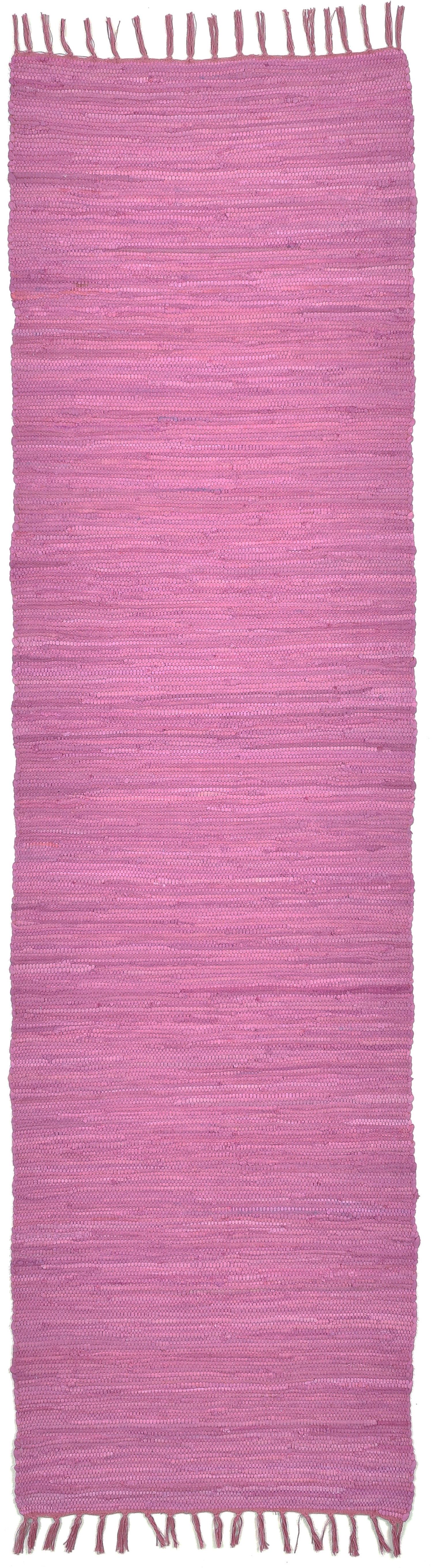 FLECKERLTEPPICH Chindi 70x250 cm - Beere, Textil (70/250cm) - Rug and Roll