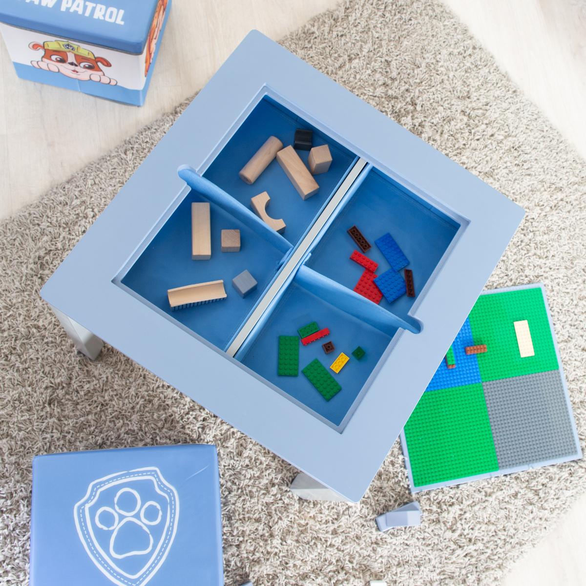 KINDERTISCH MIT WENDEPLATTE Paw Patrol - Multicolor, Holzwerkstoff (50/51/60cm) - Roba