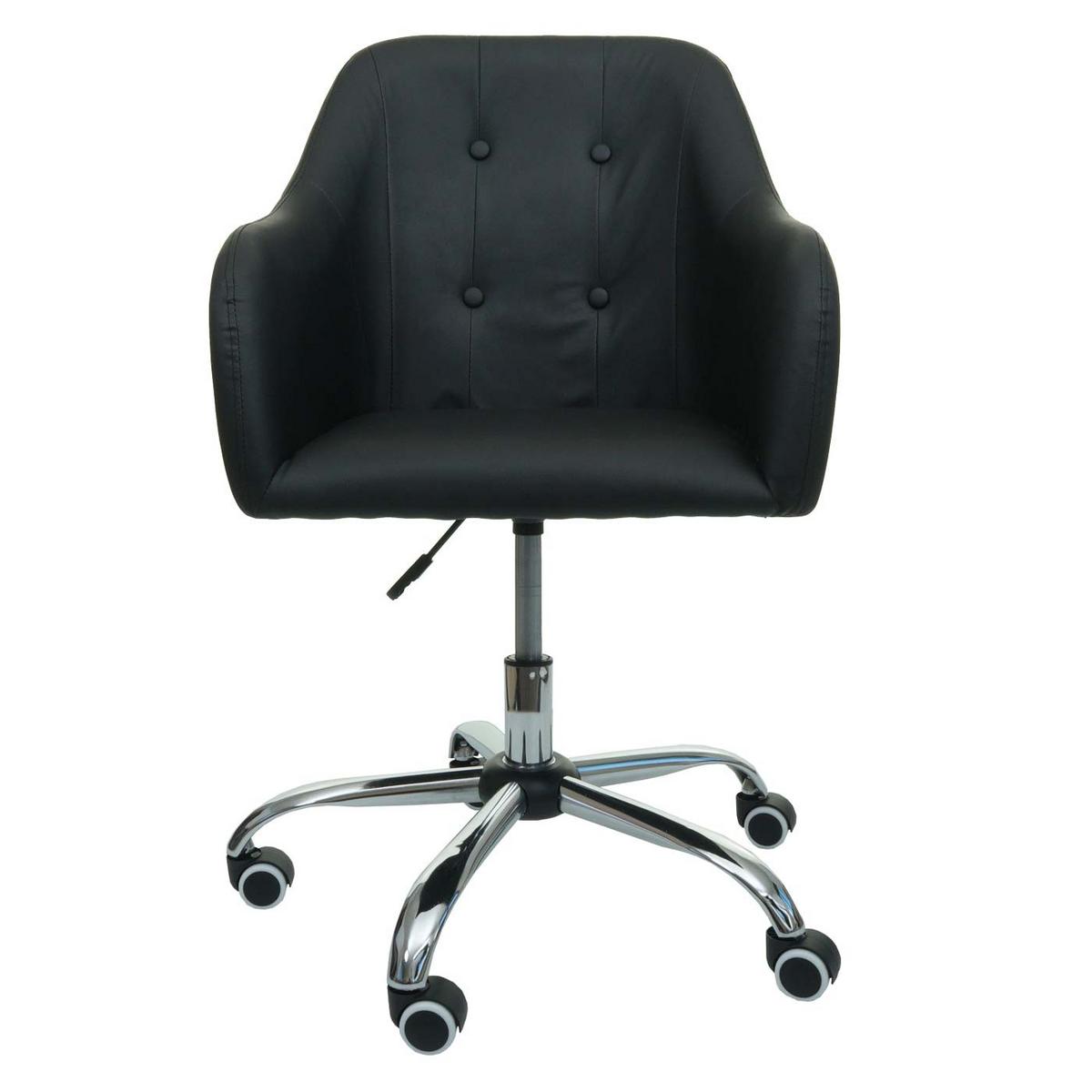 BÜROSTUHL Schwarz - Schwarz, Textil (57/95/62cm) - MCW