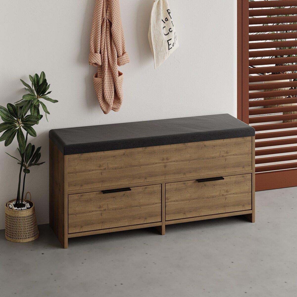 SCHUHAUFBEWAHRUNG B106 cm – COVE - Apfelbaumfarben, Holzwerkstoff (106/51.5/34cm) - Calicosy