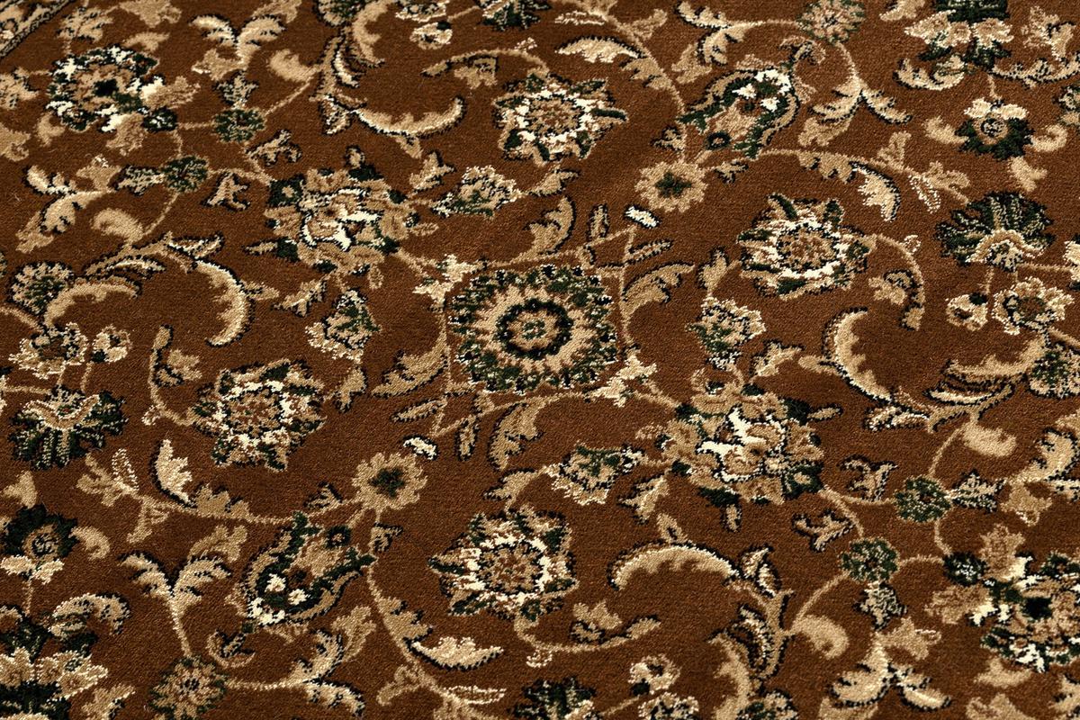TEPPICH Royal 120 cm - Braun, Textil (120/120cm) - rugsX