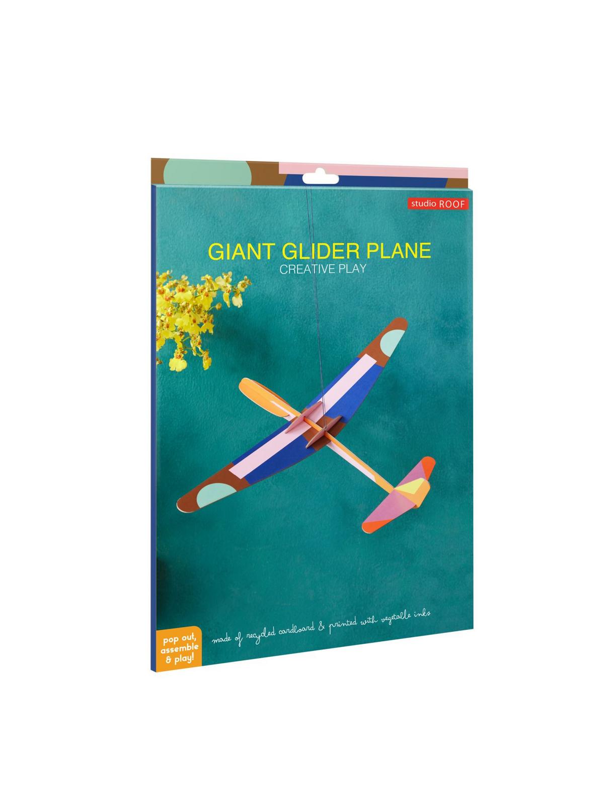 DEKOFIGUR Mobil Segelflugzeug 8/36.5 cm - Multicolor, Wellpappe (0.24/36.5/47cm) - Studio Roof