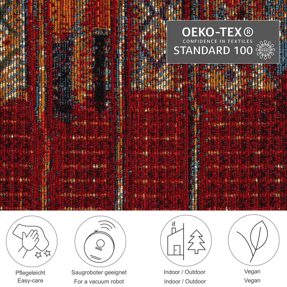 OUTDOORTEPPICH Aurora 300x400 cm - Rot, Textil (300/400cm) - Gino Falcone