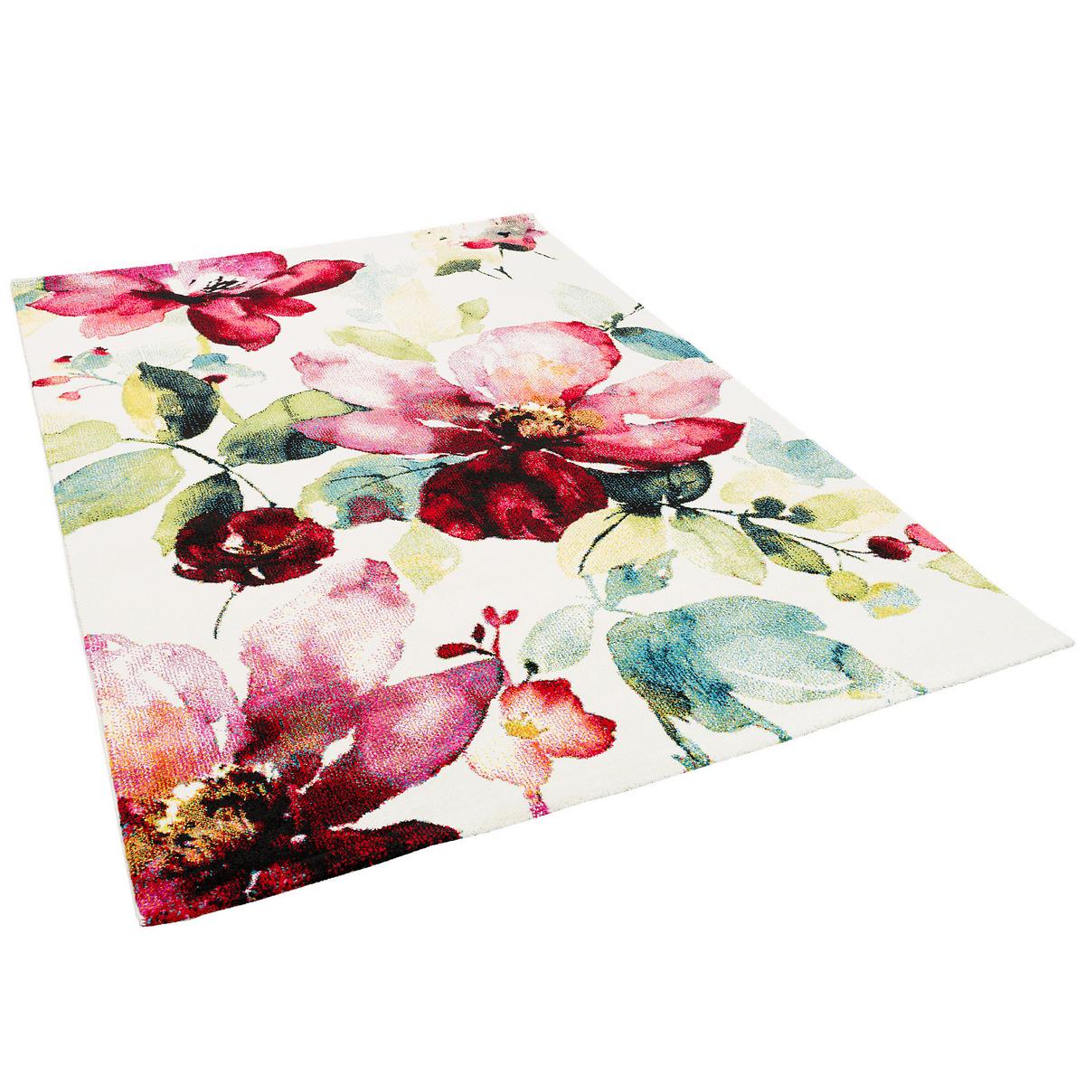 DESIGNER TEPPICH BRILLIANT BLUMEN - Multicolor, Textil (160/230cm) - Pergamon