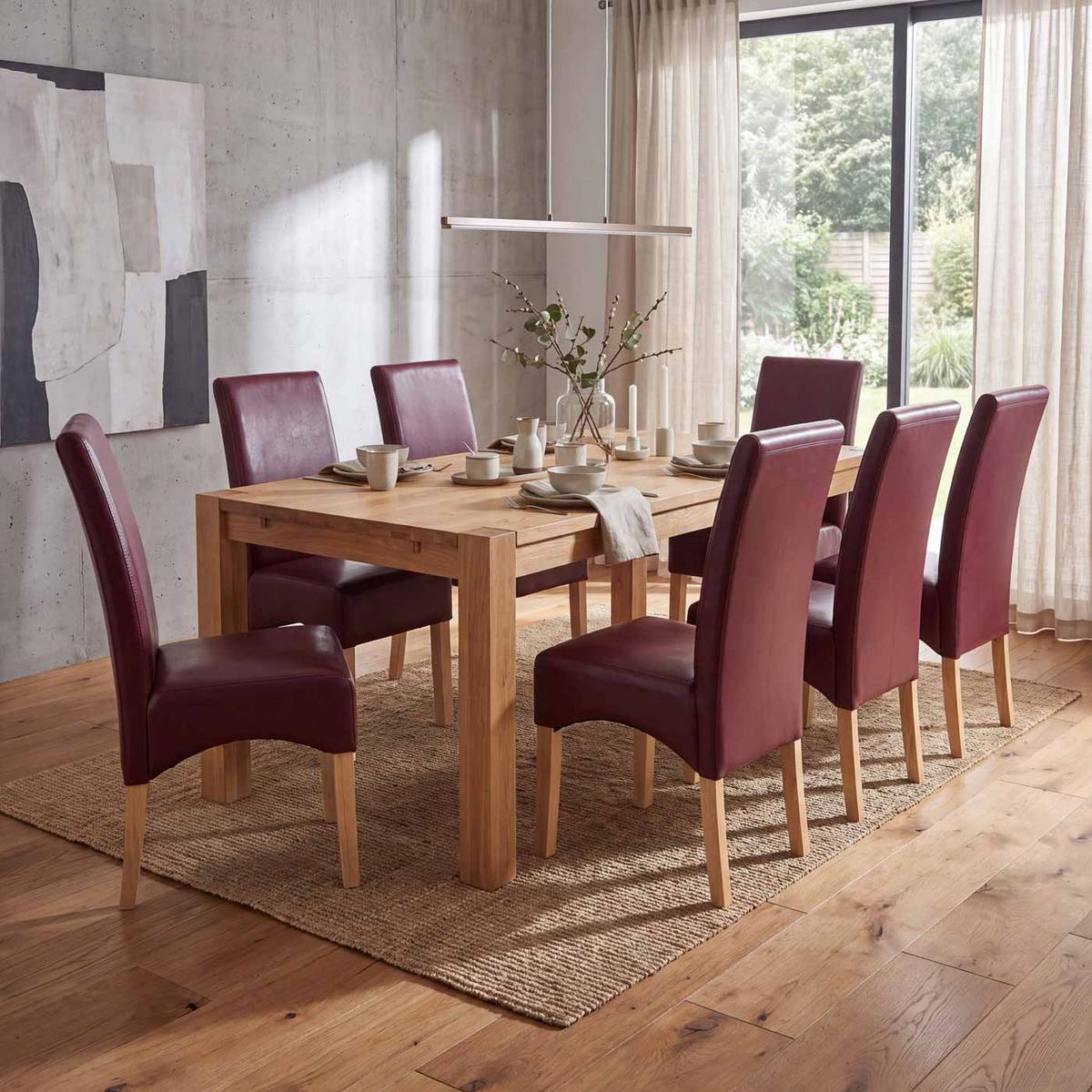 ESSZIMMERSTUHL Rot 2er-Set - Rot, Holz (44/102/54cm) - MCW