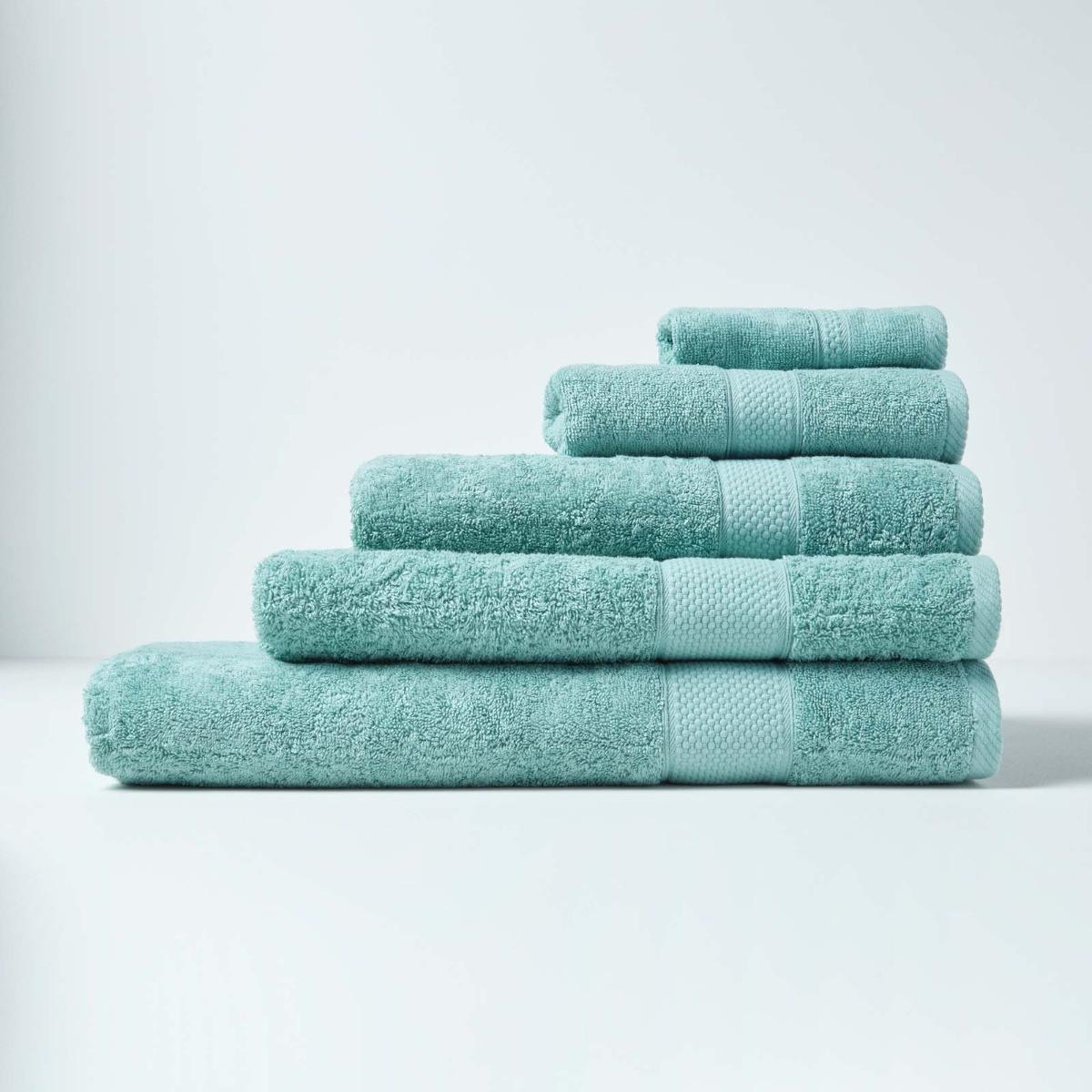 GÄSTEHANDTUCH Essential seegrün 40/60 cm - Pastellgrün, Textil (40/60cm) - Homescapes