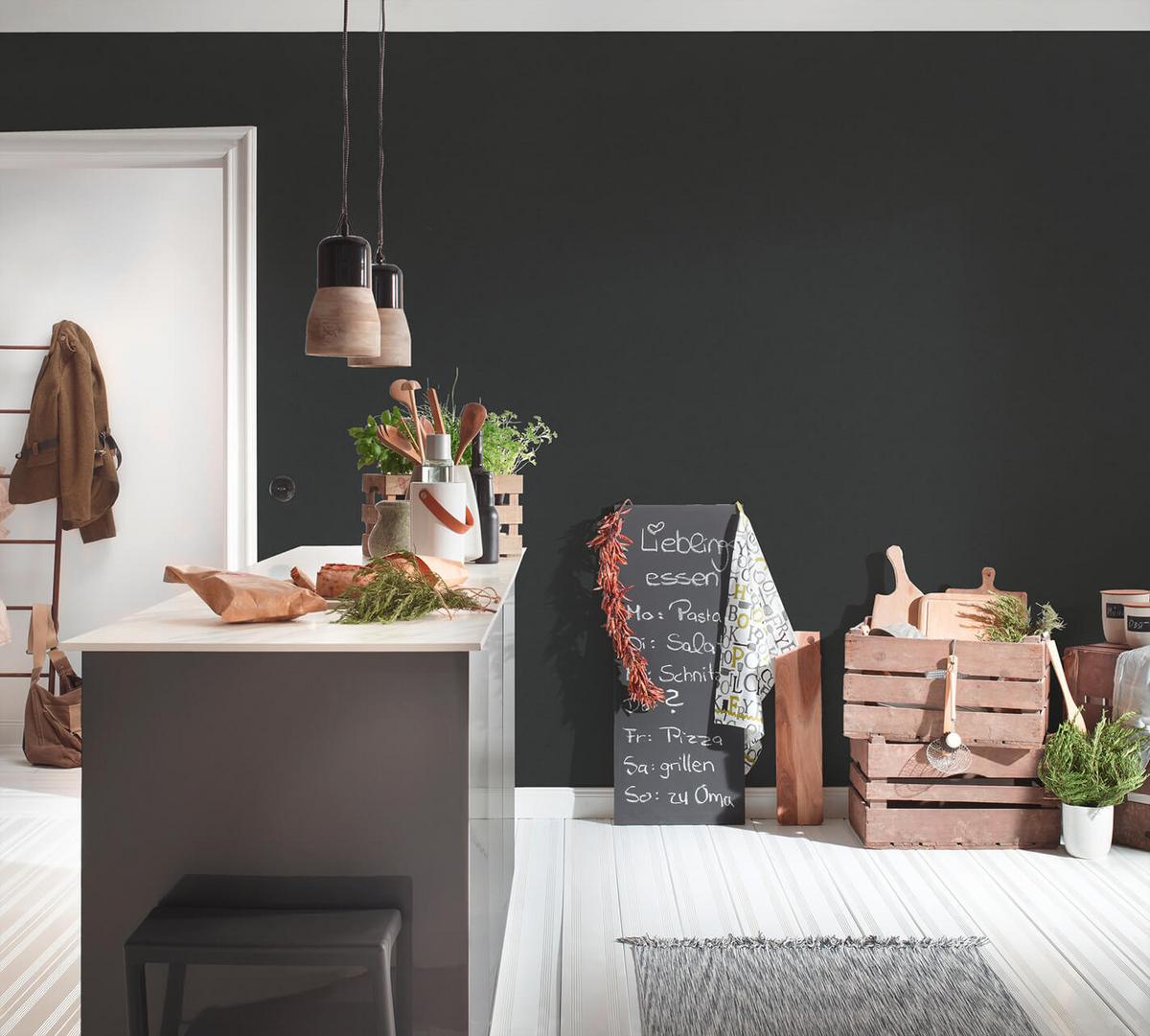 VLIESTAPETE Schwarz 53/1005 cm - Schwarz, Textil (53/1cm) - KUNSTLOFT