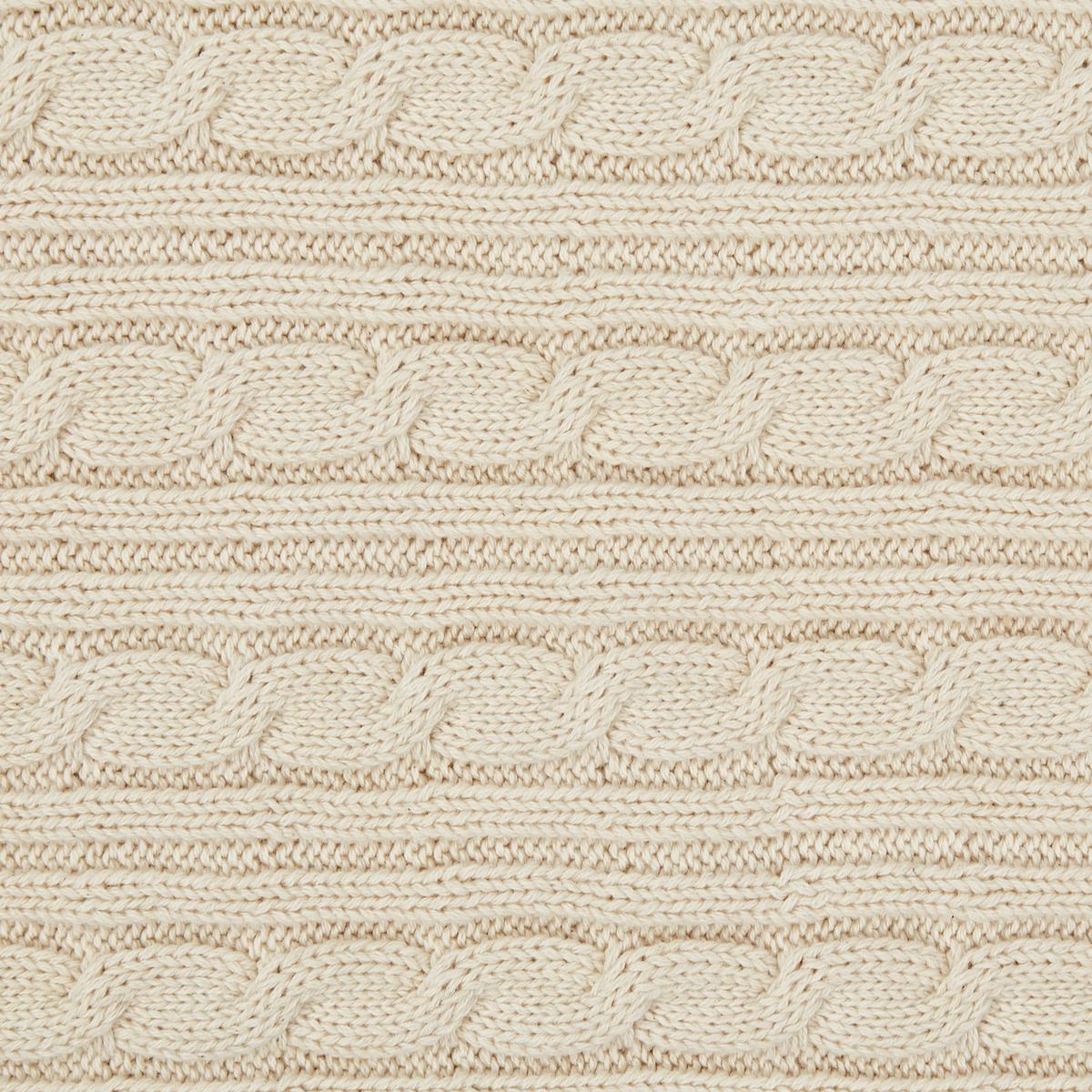 DECKE Helles Beige Anamur 180/110 cm - Beige, Naturmaterialien/Textil (110/180cm) - Beliani