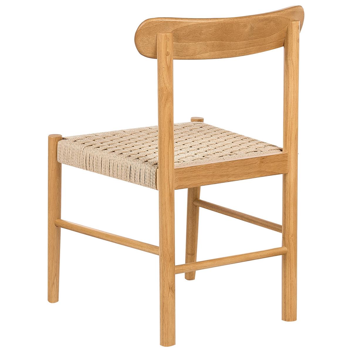 ESSZIMMERSTUHL 2er-Set Holz Hellbraun/Beige Eagan - Hellbraun, Holz (50/76/46cm) - Beliani