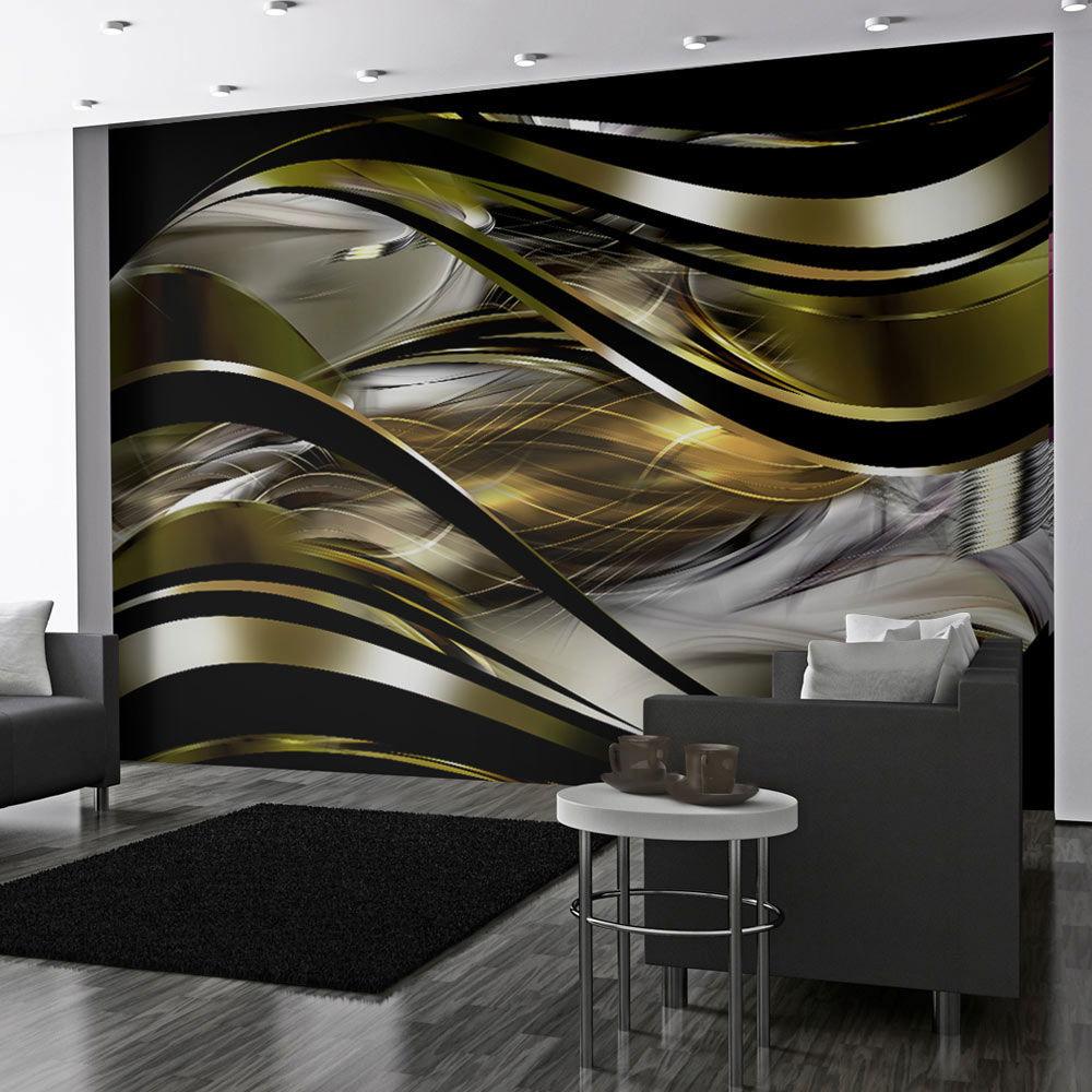 SELBSTKLEBENDE FOTOTAPETE 294/210 cm - Gelb/Schwarz, Kunststoff/Textil (294/1cm) - KUNSTLOFT