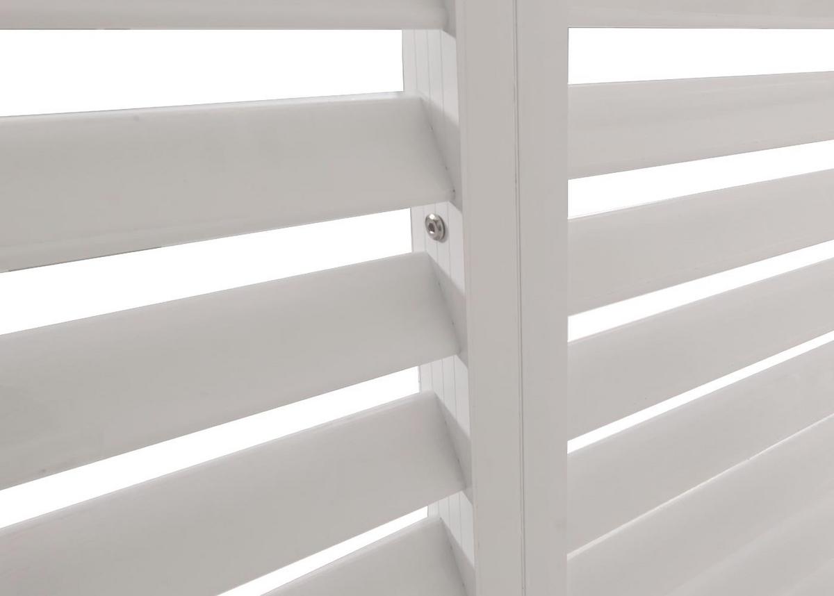 PANEELE FÜR PERGOLA Weiß 4er-Set-Set - Weiß, Metall (369/204/4cm) - MCW