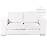 2-SITZER Cord Weiß Vikran - Weiß, Textil (176/88/99cm) - Beliani